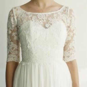 Leanne Marshall Ivory Heloise Lace Top